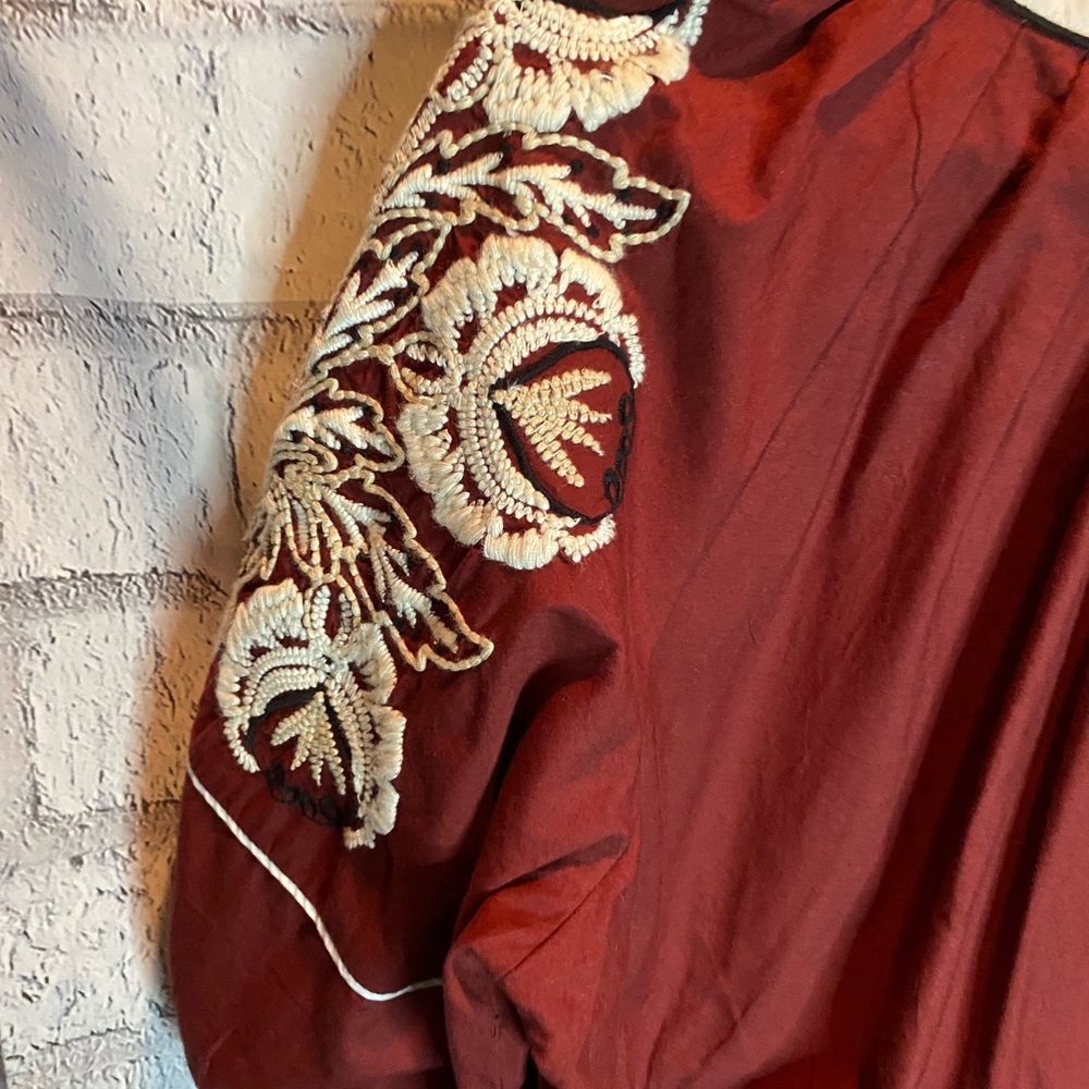 Anthropologie Gretel  Embroidered Maxi Dress - Picture 10 of 11